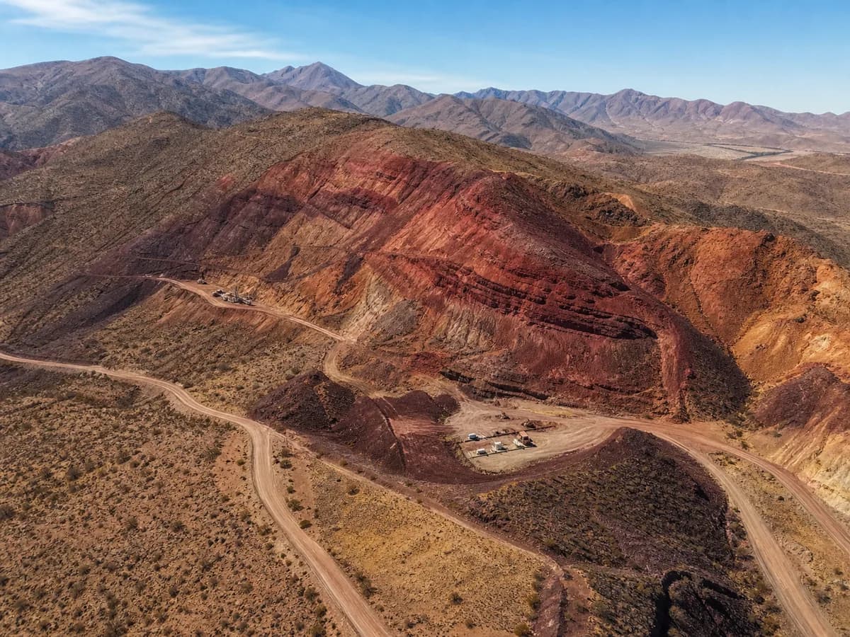 Yacimiento de hierro del proyecto Hierro Norte en Vallenar, Región de Atacama